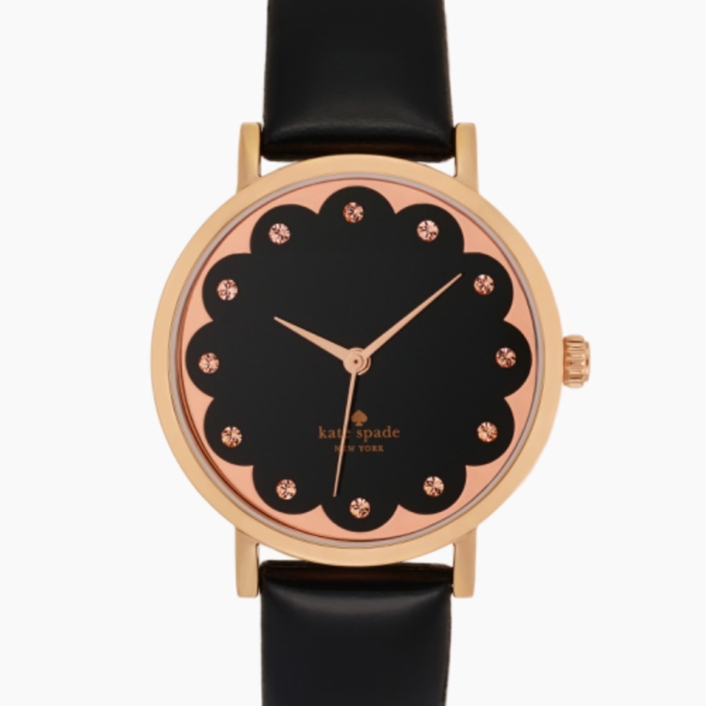 Kate Spade Scallop Metro Rose Gold Watch